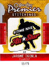 2008-2009 OPC Premier Stitchings PS-JI Jarome Iginla