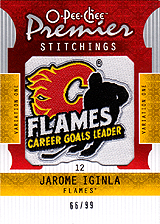 2008-2009 OPC Premier Stitchings PS-JI Jarome Iginla