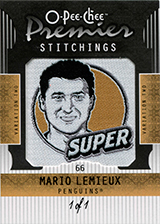 2008-2009 OPC Premier Stitchings PS-ML Mario Lemieux