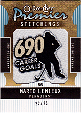 2008-2009 OPC Premier Stitchings PS-ML Mario Lemieux