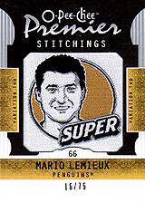 2008-2009 OPC Premier Stitchings PS-ML Mario Lemieux