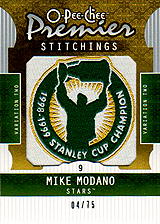 2008-2009 OPC Premier Stitchings PS-MM Mike Modano