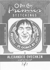2008-2009 OPC Premier Stitchings PS-OV Alexander Ovechkin