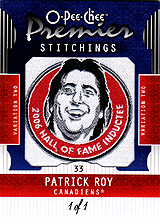 2008-2009 OPC Premier Stitchings PS-PR Patrick Roy