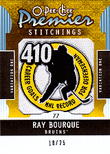 2008-2009 OPC Premier Stitchings PS-RB Ray Bourque