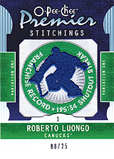 2008-2009 OPC Premier Stitchings PS-RL Roberto Luongo