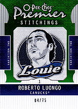 2008-2009 OPC Premier Stitchings PS-RL Roberto Luongo