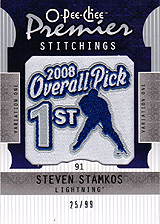 2008-2009 OPC Premier Stitchings PS-SS Steven Stamkos