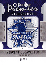 2008-2009 OPC Premier Stitchings PS-VL Vincent Lecavalier
