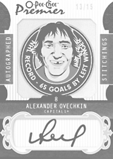 2008-2009 OPC Premier Stitchings Auto APS-AO Alexander Ovechkin