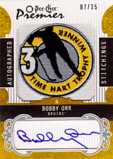 2008-2009 OPC Premier Stitchings Auto APS-BO Bobby Orr