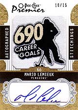 2008-2009 OPC Premier Stitchings Auto APS-ML Mario Lemieux