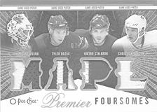 2008-2009 OPC Premier Foursomes 4J-HGBS Christian Hanson :: Jonas Gustavsson :: Tyler Bozak :: Viktor Stalberg
