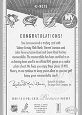 2008-2009 OPC Premier Foursomes 4J-NCTS John Tavares :: Rick Nash :: Sidney Crosby :: Steven Stamkos