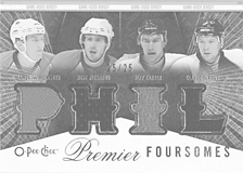2008-2009 OPC Premier Foursomes 4J-RCGV Claude Giroux :: James van Riemsdyk :: Jeff Carter :: Mike Richards