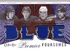 2008-2009 OPC Premier Foursomes 4J-SDSG Bobby Sanguinetti :: Matt Gilroy :: Michael Del Zotto :: Michael Sauer