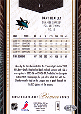 2008-2009 OPC Premier Regular Cards 11 Dany Heatley
