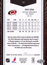 2008-2009 OPC Premier Regular Cards 13 Eric Staal