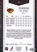 2008-2009 OPC Premier Regular Cards 20 Ilya Kovalchuk