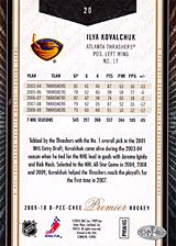 2008-2009 OPC Premier Regular Cards 20 Ilya Kovalchuk