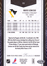 2008-2009 OPC Premier Regular Cards 30 Mario Lemieux