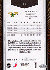 2008-2009 OPC Premier Regular Cards 34 Marty Turco