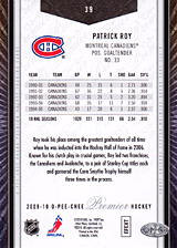 2008-2009 OPC Premier Regular Cards 39 Patrick Roy