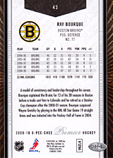 2008-2009 OPC Premier Regular Cards 43 Ray Bourque