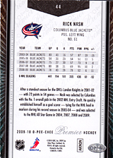 2008-2009 OPC Premier Regular Cards 44 Rick Nash