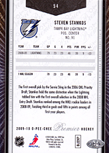 2008-2009 OPC Premier Regular Cards 54 Steven Stamkos