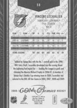 2008-2009 OPC Premier Regular Cards 58 Vincent Lecavalier