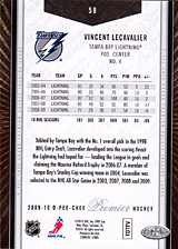 2008-2009 OPC Premier Regular Cards 58 Vincent Lecavalier