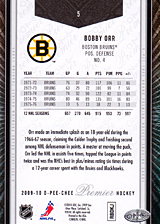 2008-2009 OPC Premier Regular Cards 5 Bobby Orr
