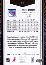 2008-2009 OPC Premier Regular Cards 60 Wayne Gretzky