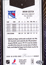 2008-2009 OPC Premier Regular Cards 6 Brian Leetch