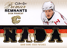 2008-2009 OPC Premier Remnants Quadruple PRQ-DP Dion Phaneuf
