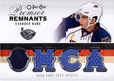 2008-2009 OPC Premier Remnants Quadruple PRQ-EK Evander Kane
