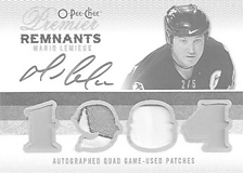2008-2009 OPC Premier Remnants Quads Auto AR4-ML Mario Lemieux