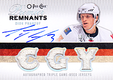 2008-2009 OPC Premier Remnants Triple Auto AR3-DP Dion Phaneuf
