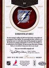 2008-2009 OPC Premier Rookies & Auto 64 