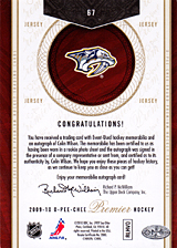 2008-2009 OPC Premier Rookies & Auto 67 