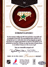 2008-2009 OPC Premier Rookies & Auto 75 