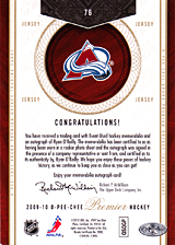 2008-2009 OPC Premier Rookies & Auto 76 