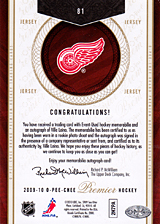 2008-2009 OPC Premier Rookies & Auto 81 