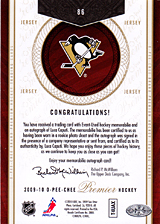 2008-2009 OPC Premier Rookies & Auto 86 