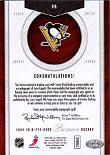 2008-2009 OPC Premier Rookies & Auto 86 