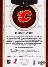 2008-2009 OPC Premier Rookies & Auto 87 