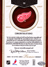 2008-2009 OPC Premier Rookies & Auto 90 
