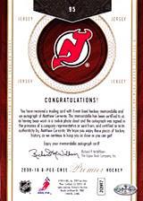 2008-2009 OPC Premier Rookies & Auto 95 