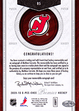 2008-2009 OPC Premier Rookies & Auto 95 